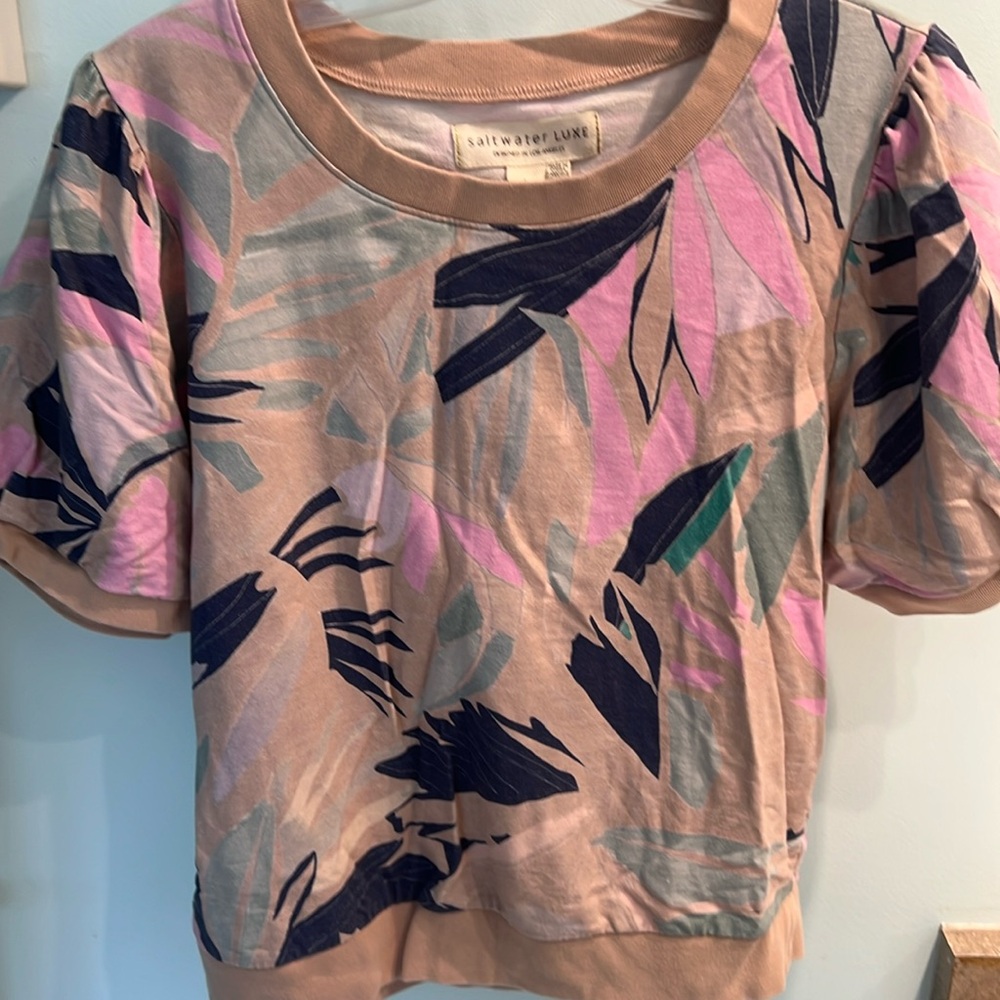 Saltwater Luxe short-sleeves sweatshirt